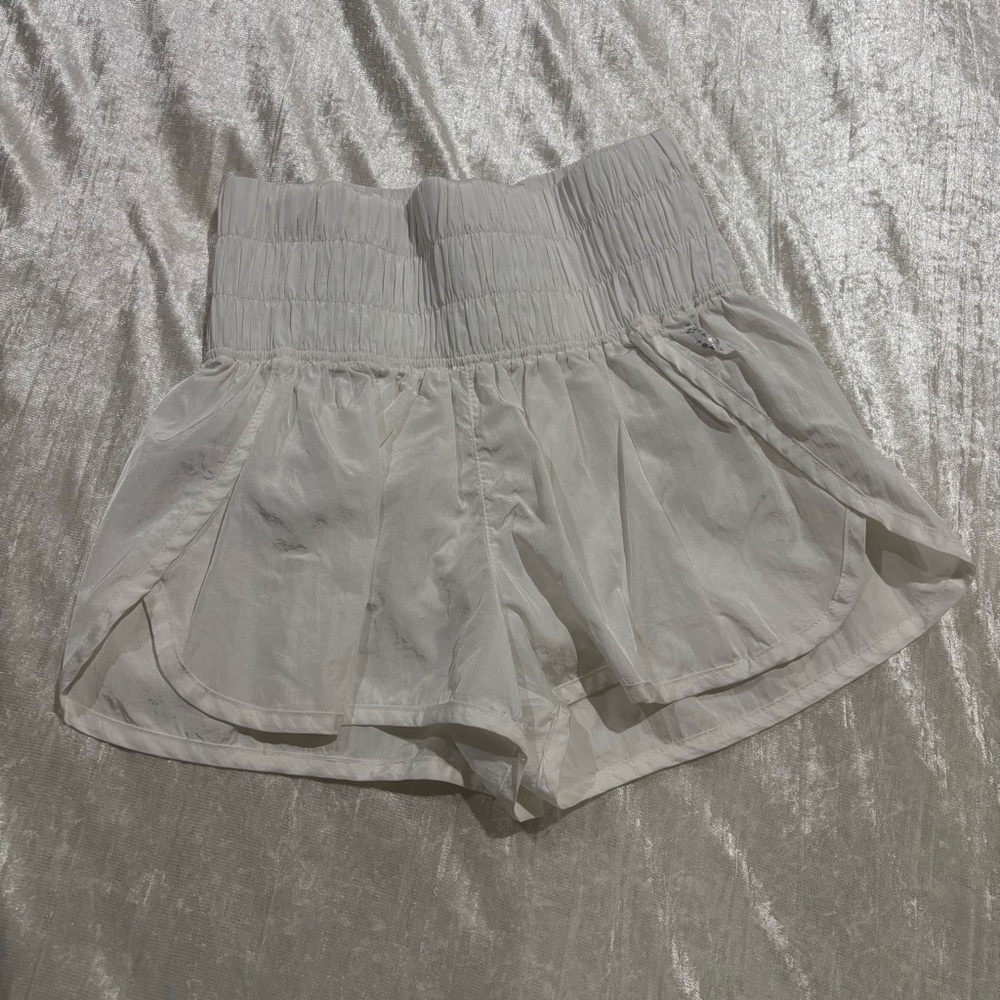 FP Movement by Free People High Waist white Shorts